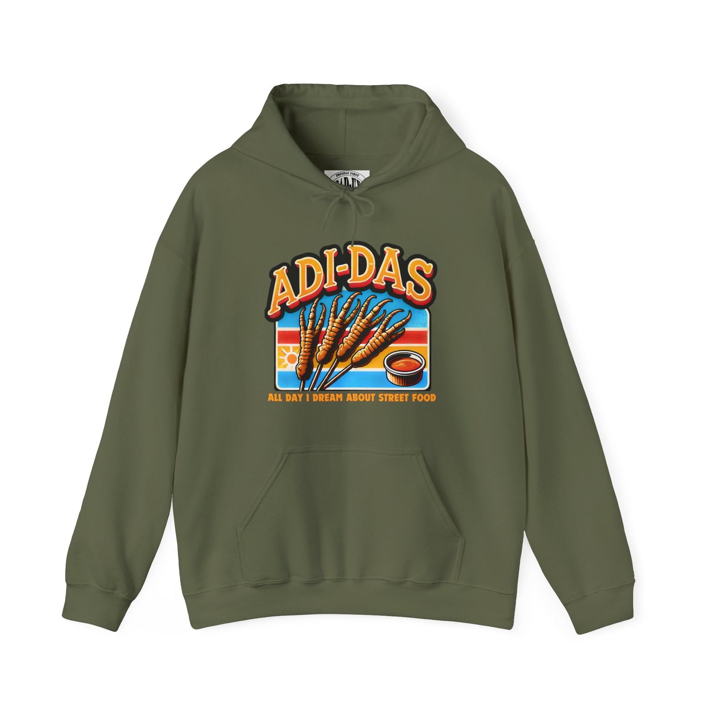 ADI-DAS T-Shirt – All Day I Dream About Street Food Hoodie