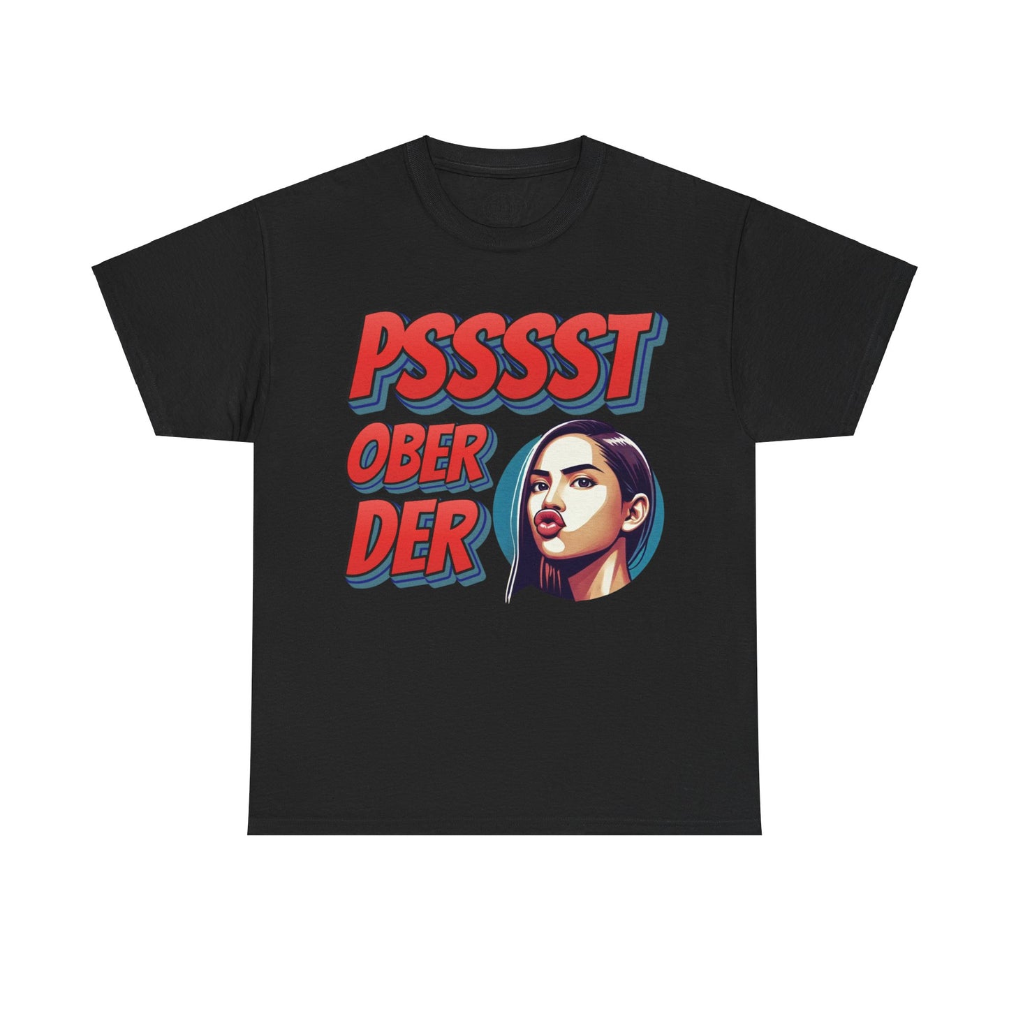 PSSSST OBER DER Pop-Art T-Hoodie